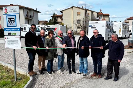 Torrita di Siena, inaugurata la nuova area camper in via Arno Area camper Torrita di Siena, inaugurazione