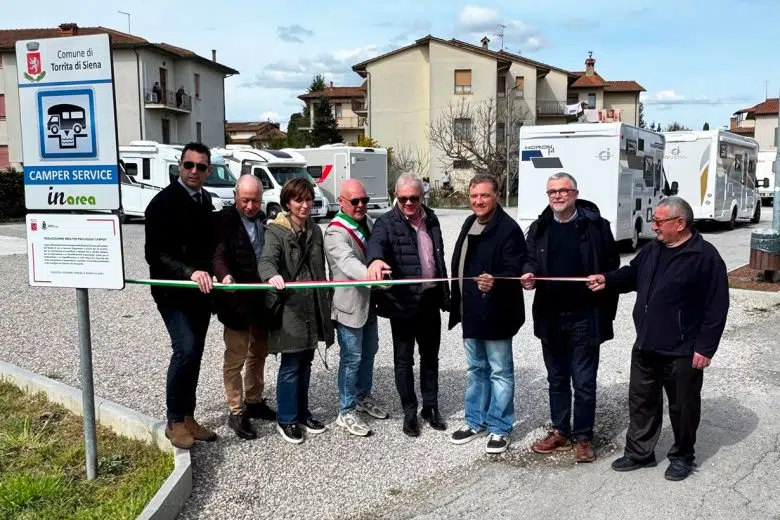Area camper Torrita di Siena, inaugurazione
