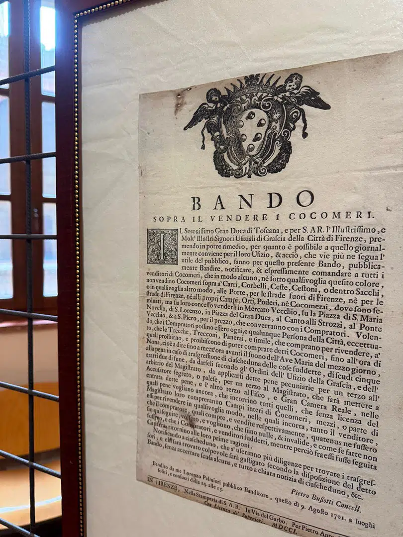 Mostra bandi Granducato Mediceo a Montepulciano
