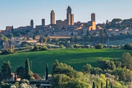 San Gimignano accoglie l’arrivo della Tirreno-Adriatico San Gimignano, panorama