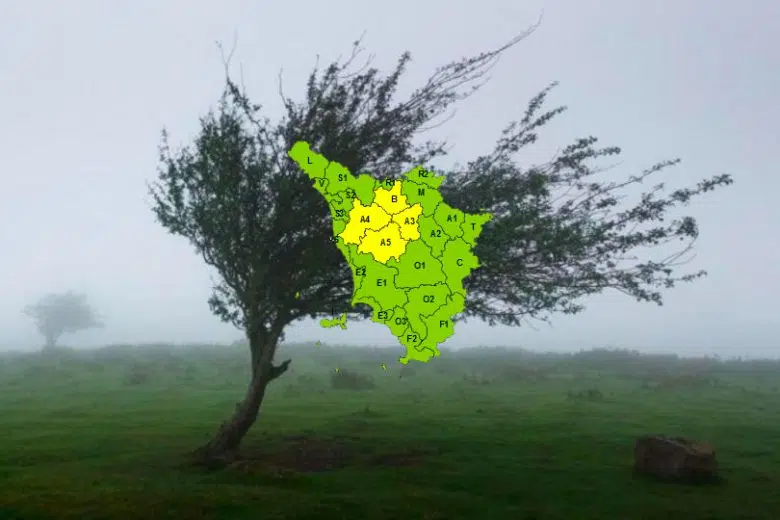 Vento forte in Toscana