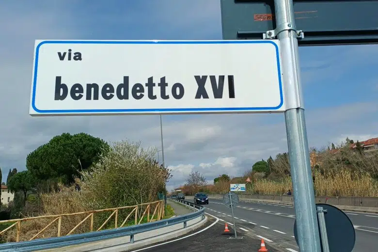 Via Benedetto XVI, inaugurazione
