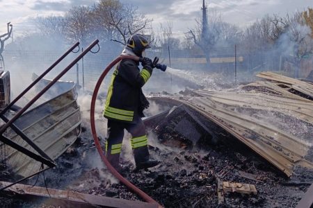 Incendio a deposito di Montepulciano Incendio deposito, Vigili del Fuoco