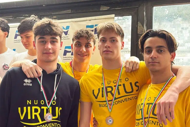 Nuoto giovanile, Virtus Buonconvento protagonista Virtus Buonconvento, squadra maschile