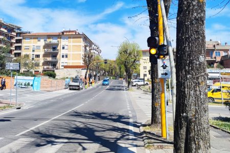 Chianciano, attivazione delle lampade countdown ai semafori intelligenti Chianciano, lampade countdown semaforo