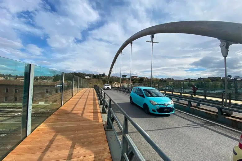 Ponte Caduti sul Lavoro, ultimata la prima fase di interventi Ponte caduti sul lavoro a Siena