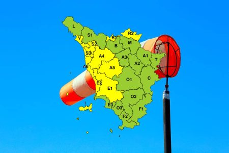 Allerta meteo gialla in Toscana per mareggiate e vento Allerta meteo Toscana