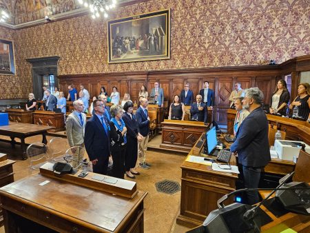 Consiglio comunale di Siena, un intervento per gli 80 anni della Repubblica