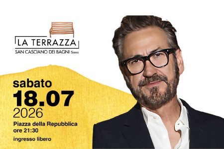 “La Terrazza”, a San Casciano dei Bagni arriva Marco Giallini