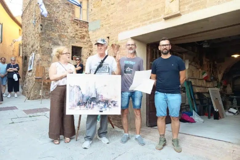 Montalcino, vincitori estemporanea pittura Montisi En Plain Air