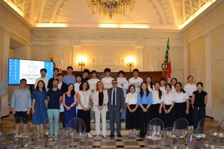 Studenti di Nantong (Cina) in visita all’Università di Siena