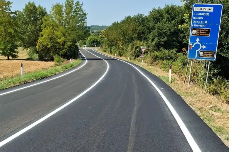 SP 541 “Traversa Maremmana”: terminati i lavori a Colle di Val d’Elsa Traversa Maremmana
