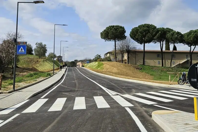Via Giovanni Paoo II a Siena