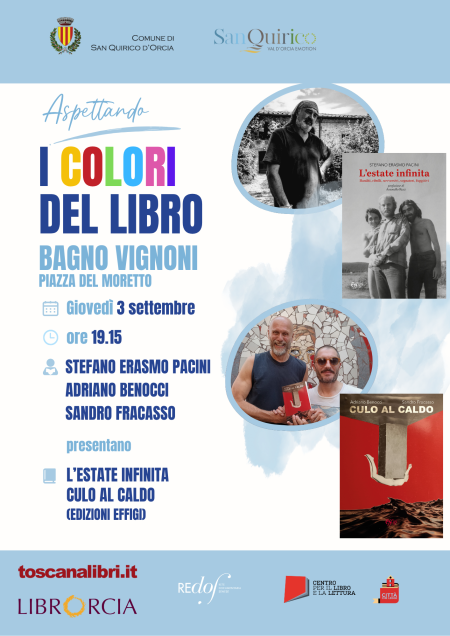 I Colori del Libro, ultimi appuntamenti a San Quirico d’Orcia