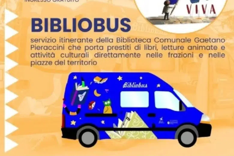 Bibliobus a Colle Val d’Elsa: libri e letture animate in piazza Rosselli