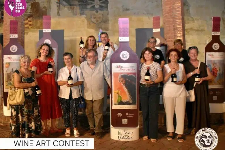 Certaldo, le opere del Wine Art Contest in mostra a Boccaccesca